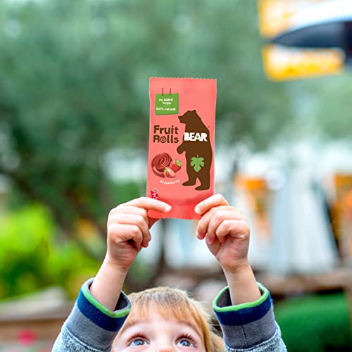 Bear Yoyo 100 Percent Fruit Rolls Strawberry 20 g (Pack of 18) - Medaid International
