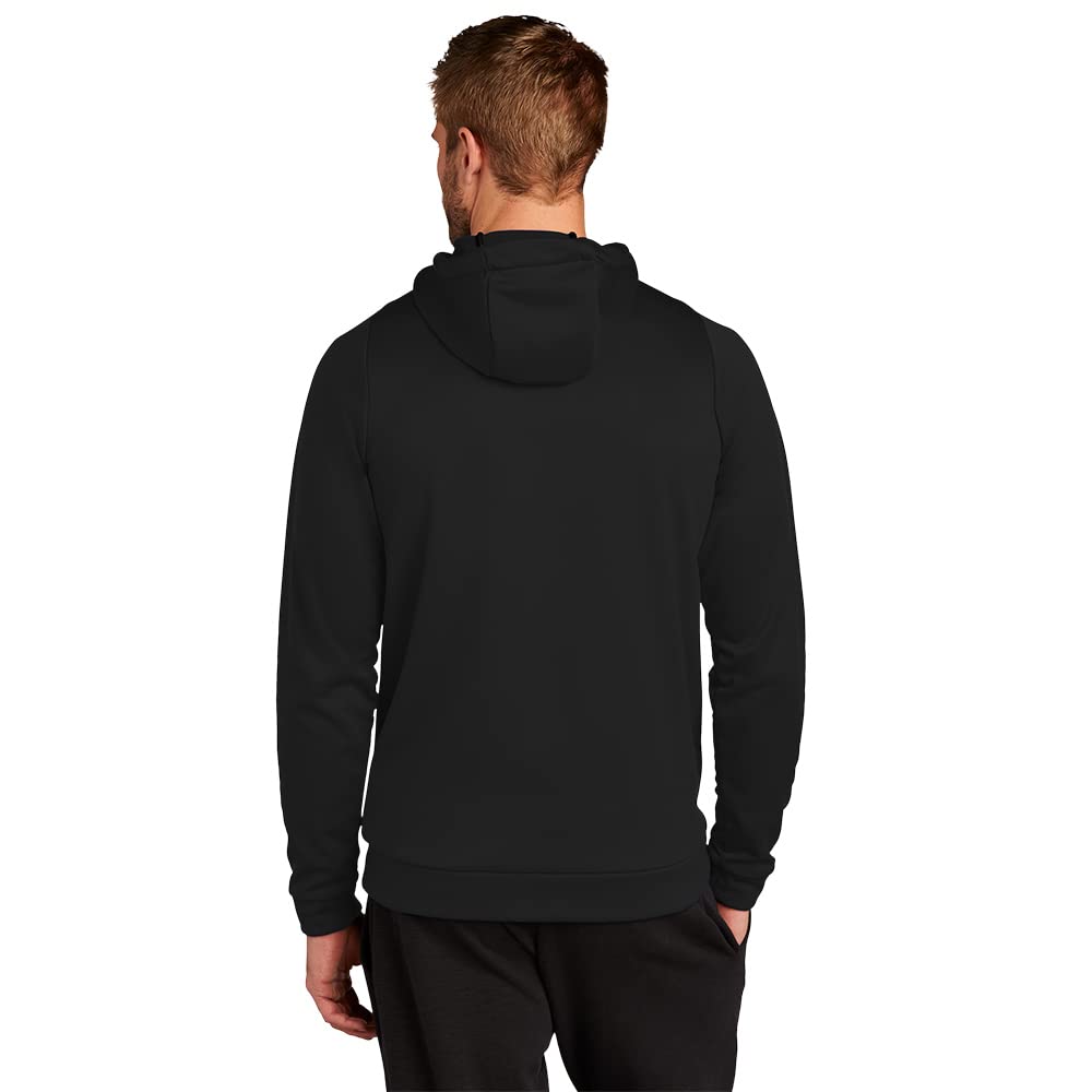 Nike Men's Therma Pullover Hoodie (Black/White, Medium) - Medaid International