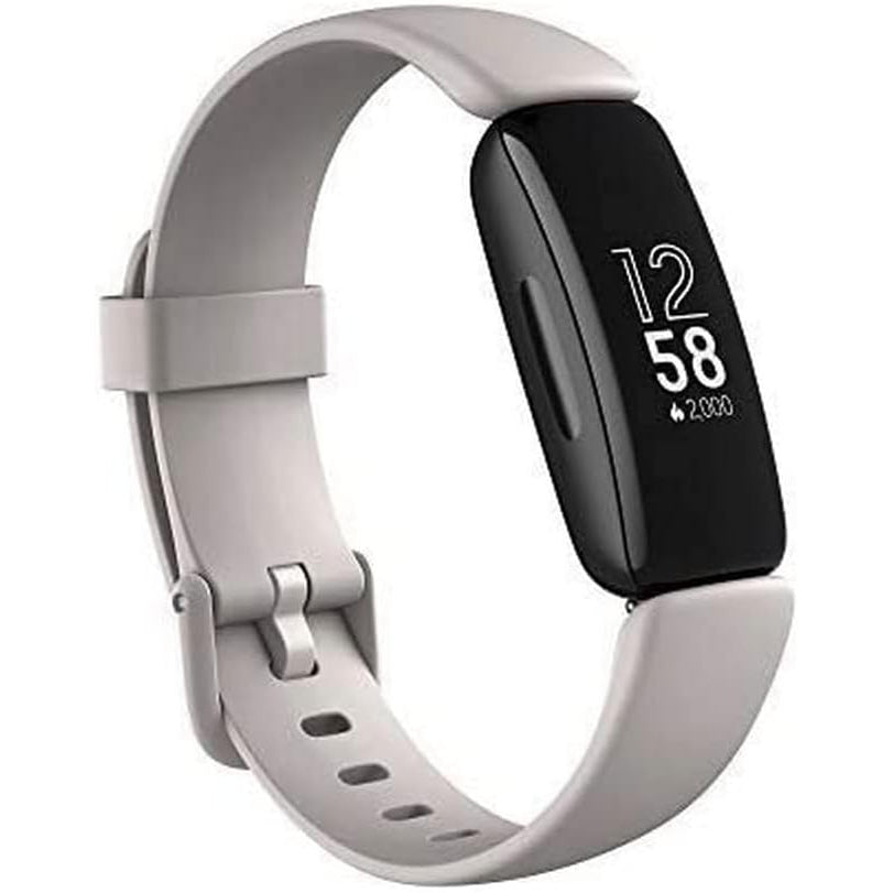 Fitbit Inspire 2 Health & Fitness Tracker with a Free 1-Year Fitbit Premium Trial, 24/7 Heart Rate, Black/Black, One Size (S & L Bands Included) - Medaid