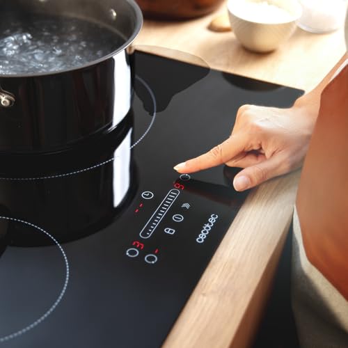 Cecotec - 3-Burner Induction Hob 7400W Power, Timer & Pan Detector