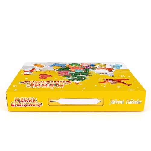 Advent Calendar Boys & Girls, 24 Days Christmas Countdown Calendar, Rubber Ducks Bath Toys, Toys for Toddler, Christmas & Birthday Gifts - Medaid International