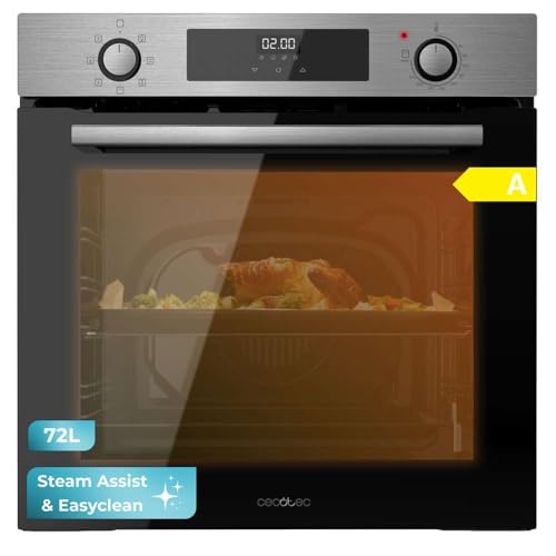Cecotec - Bolero Hexa M226000 Inox A Built-In Oven, 72L, 2800W, 7 Functions