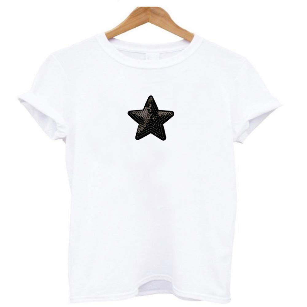 Nifocc Stars Appliques Sequin Black Stars Embroidered Patch Iron On Patches Sewing Applique Stickers Patch for Clothes Jeans Jackets Hats Bags Backpacks Shoes Decorations 10 Pcs Big and Small - Medaid International