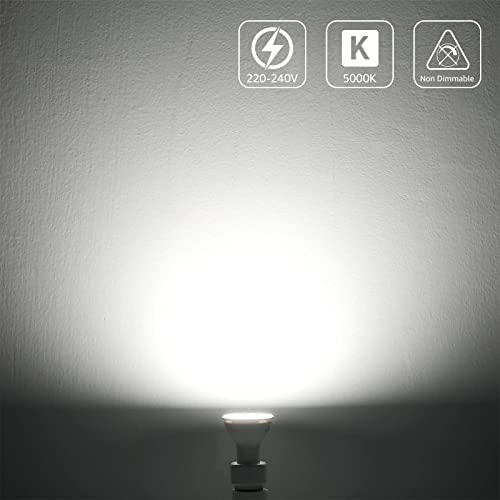 Lepro - GU10 LED Bulbs, Cool White 5000K, 4W, Pack of 5