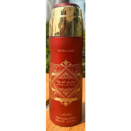 Sublime Oud Deodorant Spray by Lattafa - Medaid International