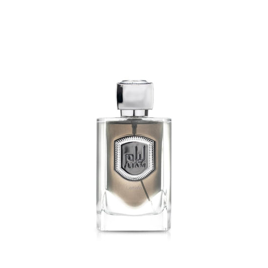 Lattafa Liam Grey Eau de Parfum Spray for Unisex, 3.4 Ounce - Medaid International