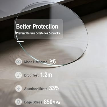 Huawei - Tempered Glass Screen Protector for HUAWEI Watch GT 5 Pro 46 mm, 9H, Anti-Scratch, Easy Installation [4Pcs]