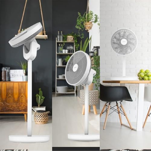 Cecotec - Energysilence 2600 Sunflower 3in1 Standing Fan, 22W, Adjustable Height, Quiet Operation