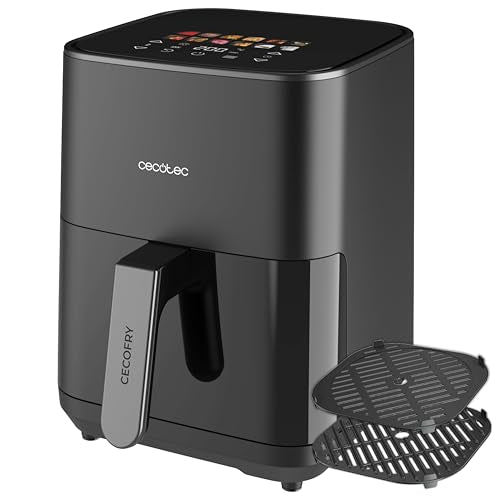 Cecotec - 4L Oil-Free Air Fryer with Double Resistance & 10 Cooking Menus