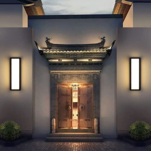 Aaote - Modern LED Wall Sconce 18/30W for Porch & Patio, 3000K Warm Light