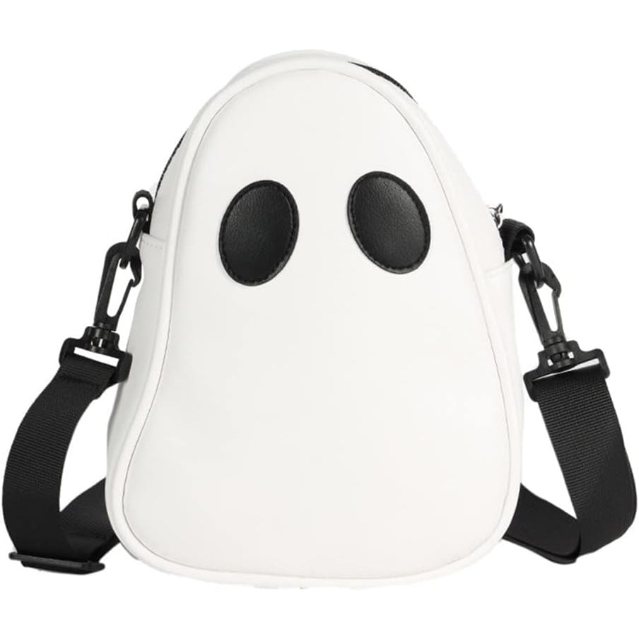Halloween Purse Ghost Crossbody Bag for Women Men Novelty Ghost Purse Shoulder Satchel Bag Funny Halloween Accessories - Medaid