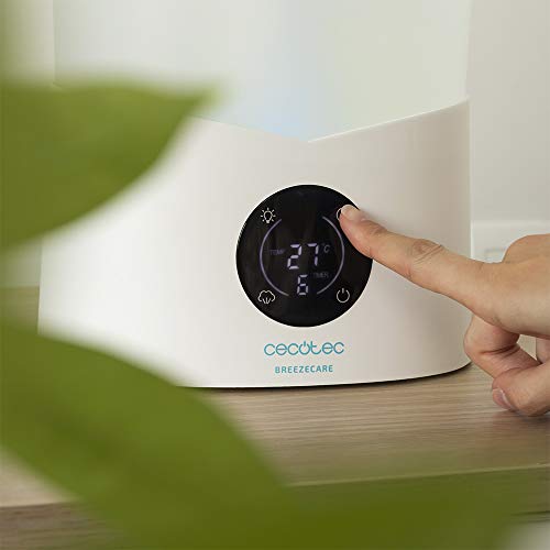 Cecotec - BreezeCare 2600 Light Smart Humidifier, 260 ml/h, 3.2L, Timer, Remote Control