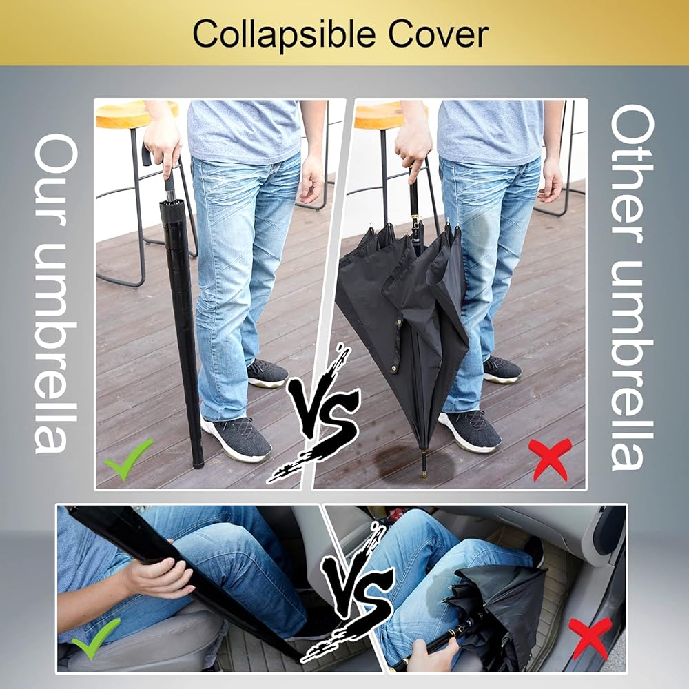 Heavy Duty Umbrella (Black) - Medaid International