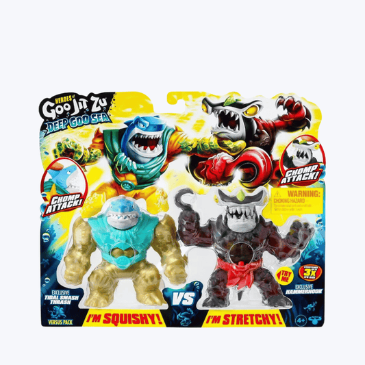 Heroes Of Goo-Jit-Zu Series 9 Versus Pack Tidal Smash Thrash Vs Hammerhook - Medaid International