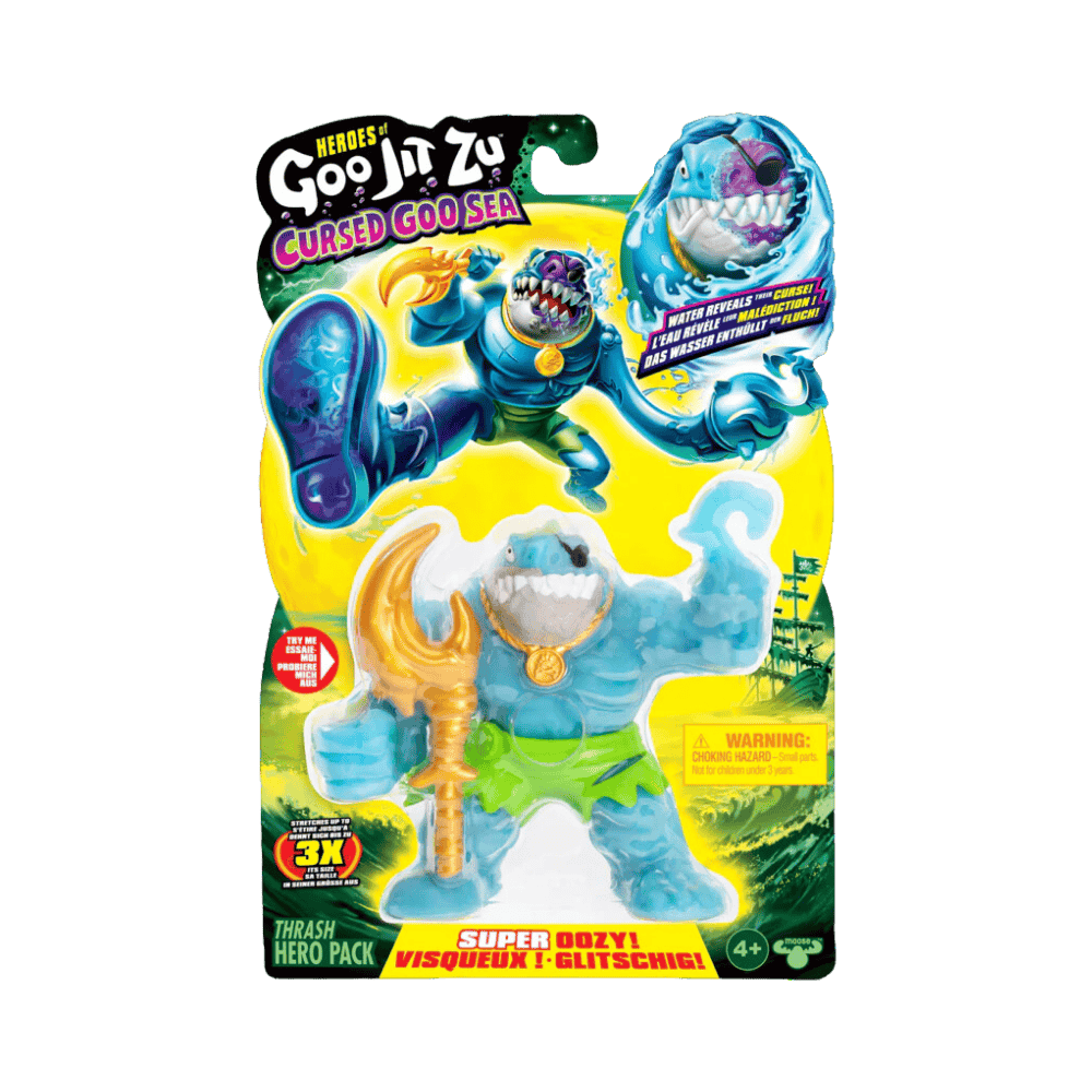 HEROS OF GOO JIT ZU CURSED GOO SEA S10 HERO PK - THRASH By Moose Toys - Medaid International