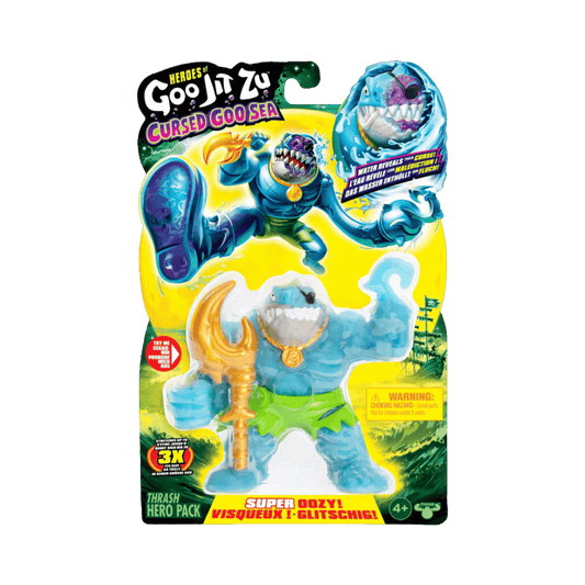 HEROS OF GOO JIT ZU CURSED GOO SEA S10 HERO PK - THRASH By Moose Toys - Medaid International