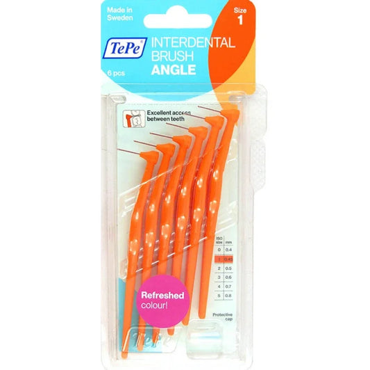 Tepe - Interdental Angle Brush Size 1 Orange - Medaid International