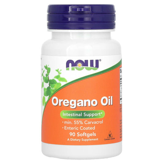 NOW Foods, Oregano Oil, 90 Softgels - Medaid International