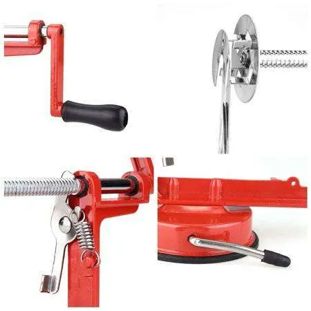 Spiral Potato Slicer - Stainless Steel Potato Cutting Machine - Medaid International