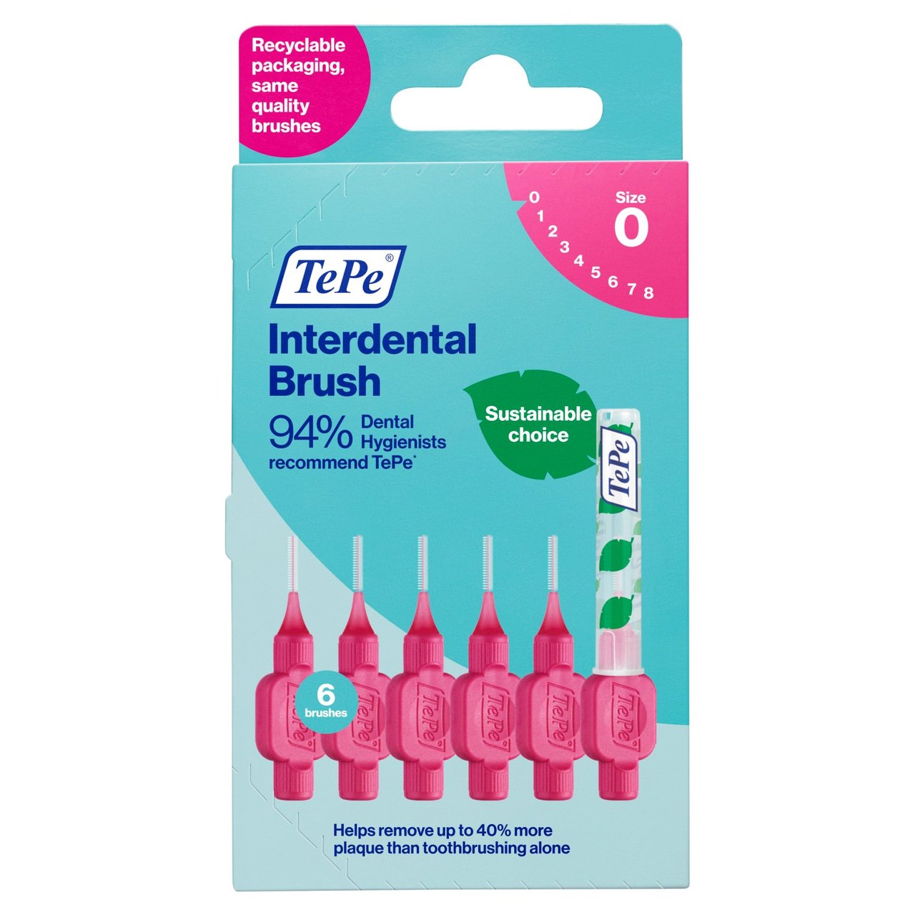 Tepe - Interdental Brush Size 0 Pink - Medaid International