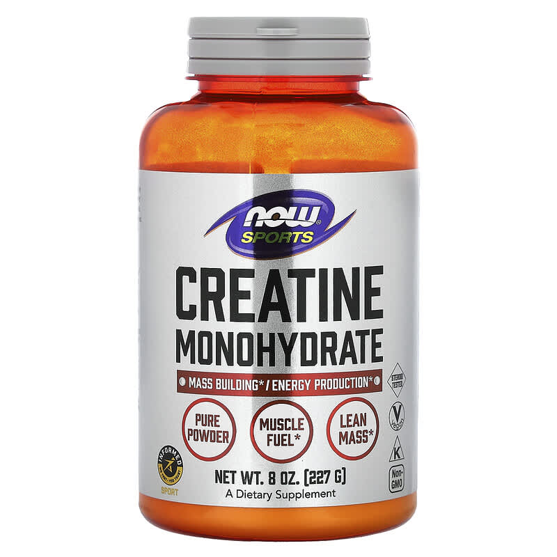 NOW Foods, Sports, Creatine Monohydrate, 8 oz (227 g) - Medaid International