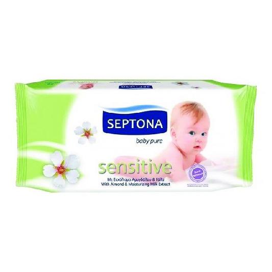 Septona Baby Wipes Travel Sens 20's - Medaid