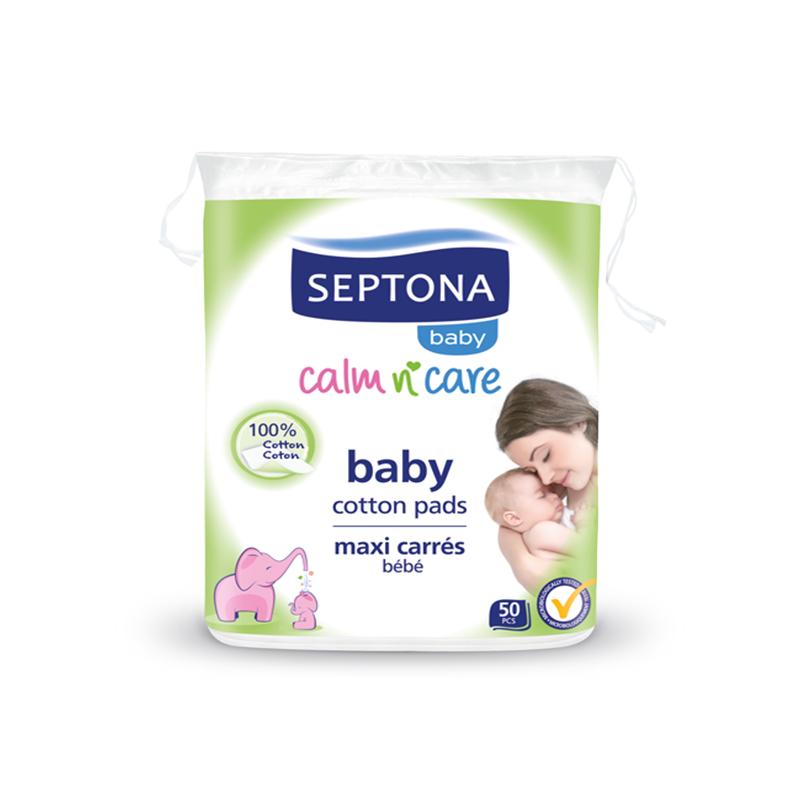 Septona Baby cotton Pads 50 Pcs - Medaid