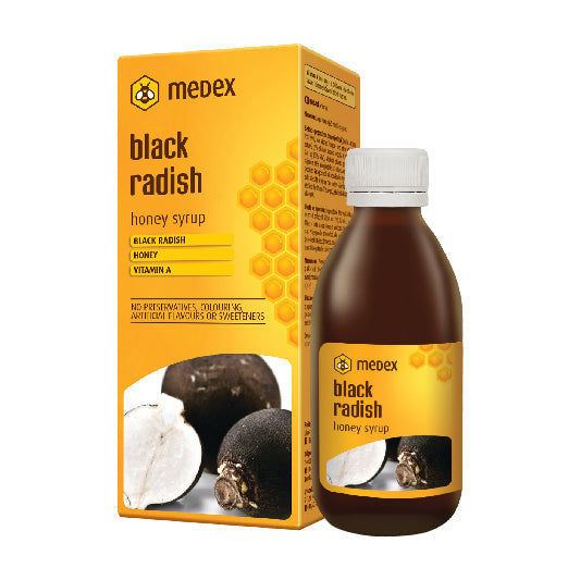 Medex Black Radish Honey Syrup 190ML - Medaid - Lebanon