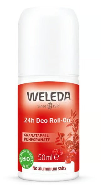 Weleda Pomegranate 24H Roll On Deodorant 50ML - Medaid