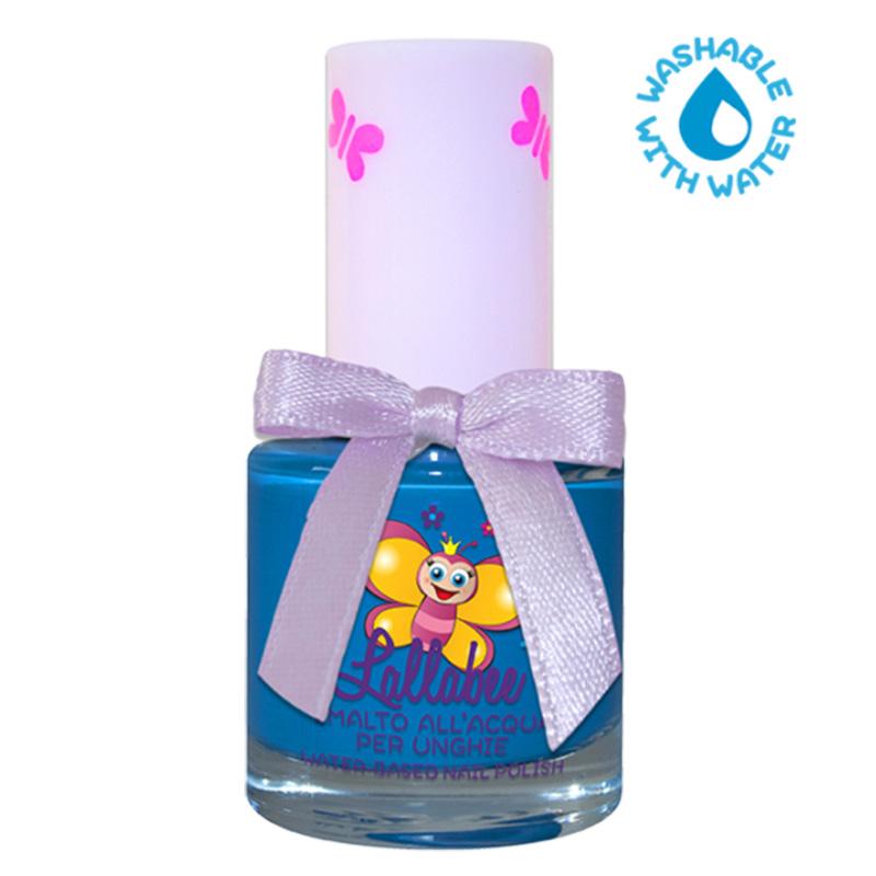 Lallabee Blue Smurf Water-based Nail Enml(Bluffo) - Medaid