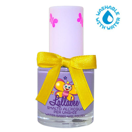 Lallabee Pearly Lilac Wtr-bsd Nail Enaml(Lillina) - Medaid