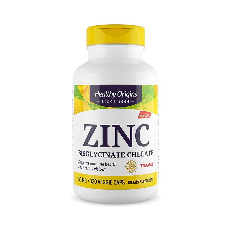 HEALTHY ORIGINS ZINC CHELATE 50MG 120'S - Medaid International