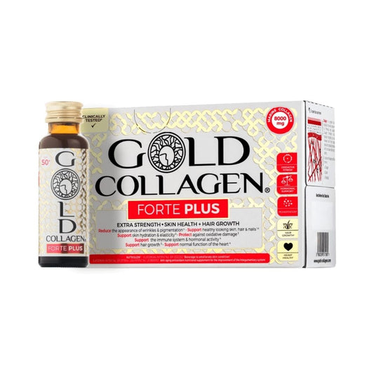 GOLD COLLAGEN FORTE PLUS - 10x50ml glass bottles - Medaid International