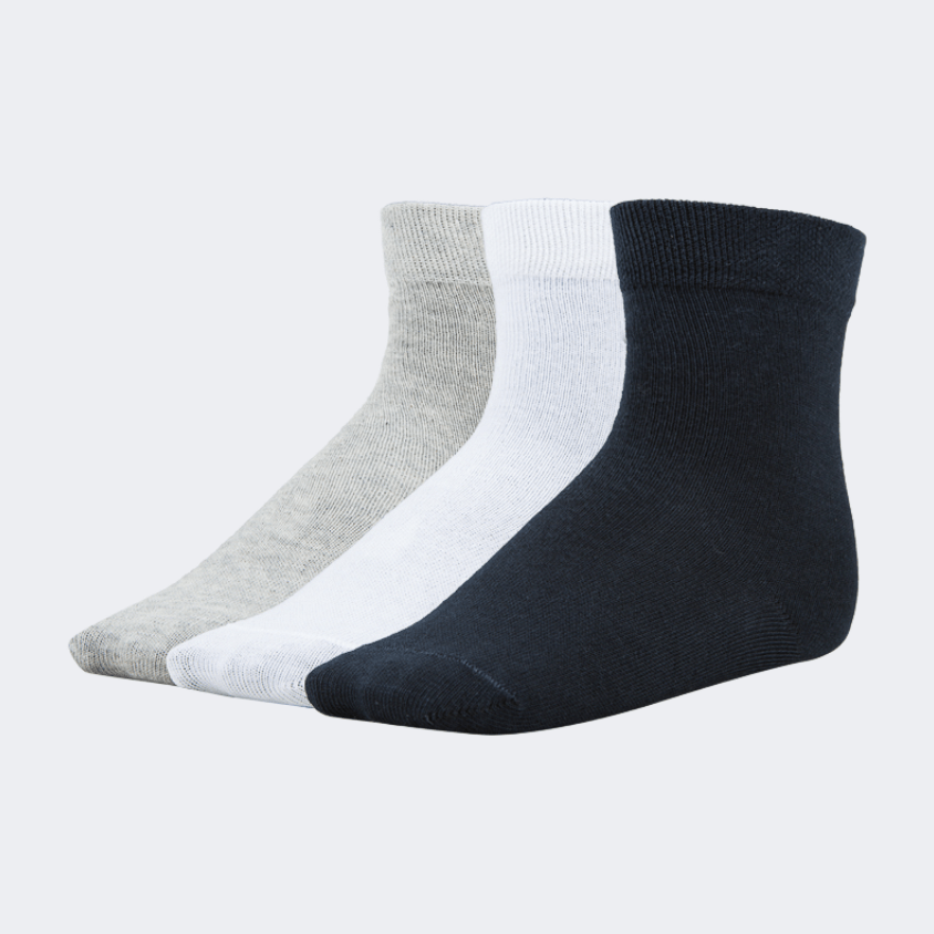 Top Ten Soft Kids Lifestyle Socks Black/White/Grey - Medaid International