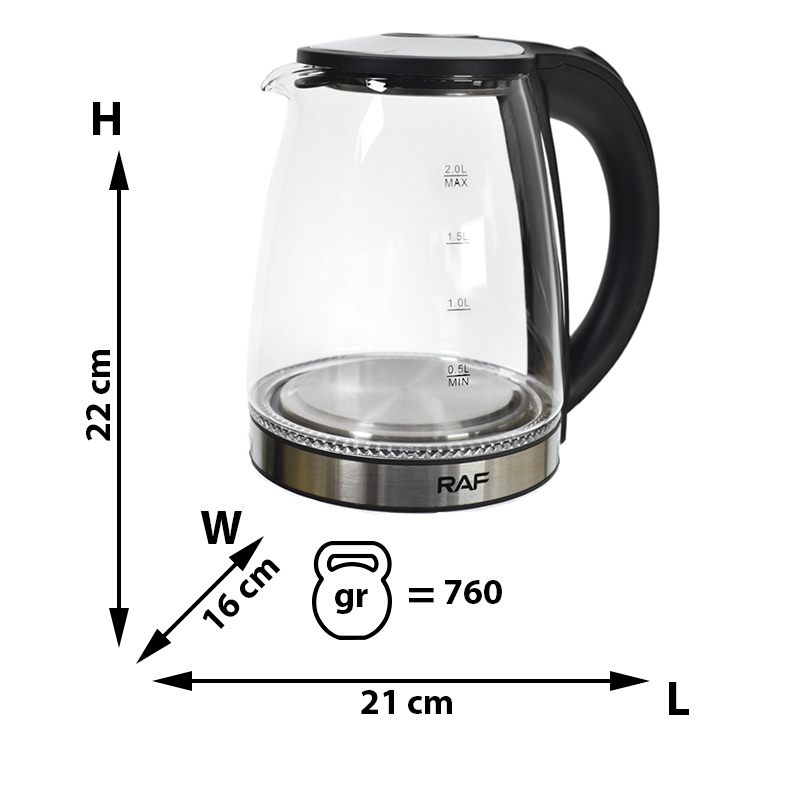 RAF Electric Kettle 2L R7205 - Medaid International