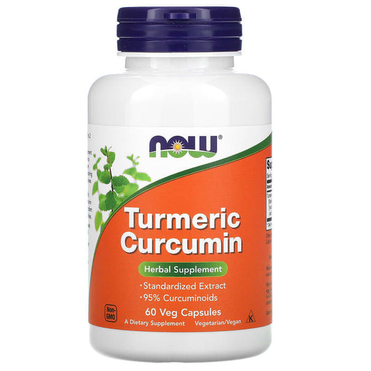 NOW Foods, Turmeric Curcumin, 665 mg, 60 Veg Capsules - Medaid International