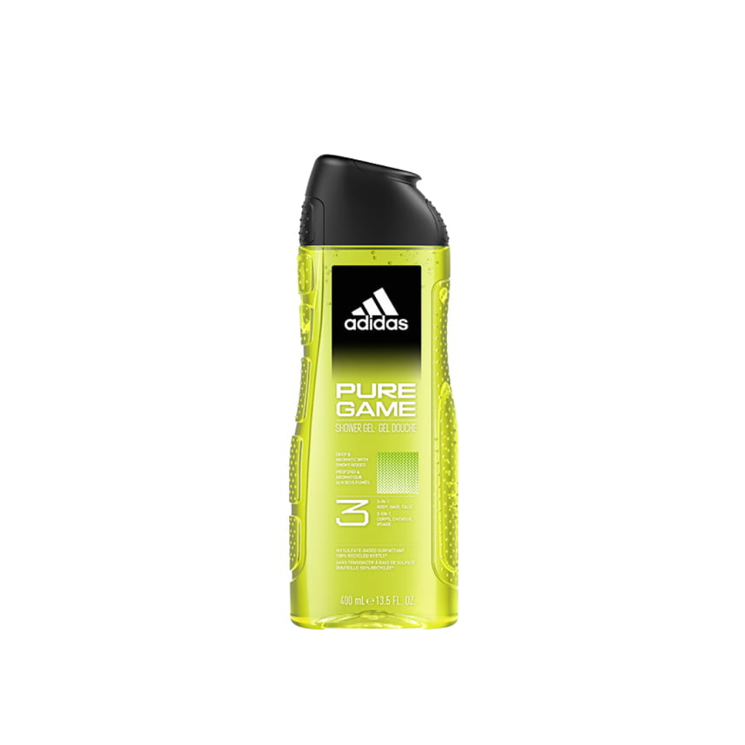 Adidas New 3 In 1 Shower Gel 400ml For Men
