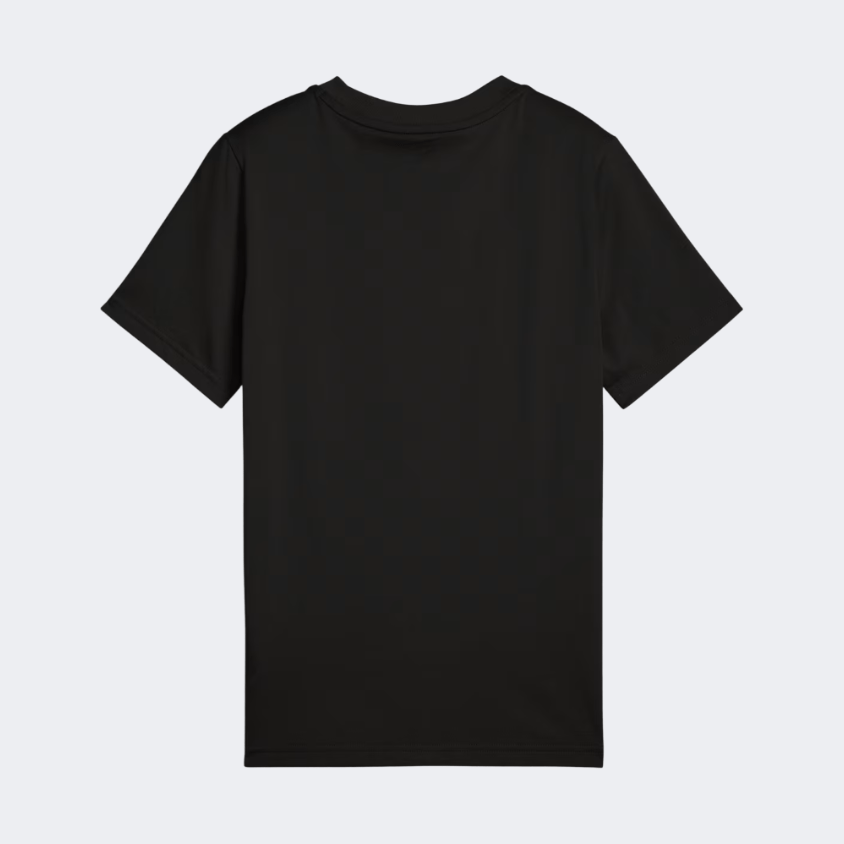 Puma Flaming Love Graphic Girls Lifestyle T-Shirt Black - Medaid International