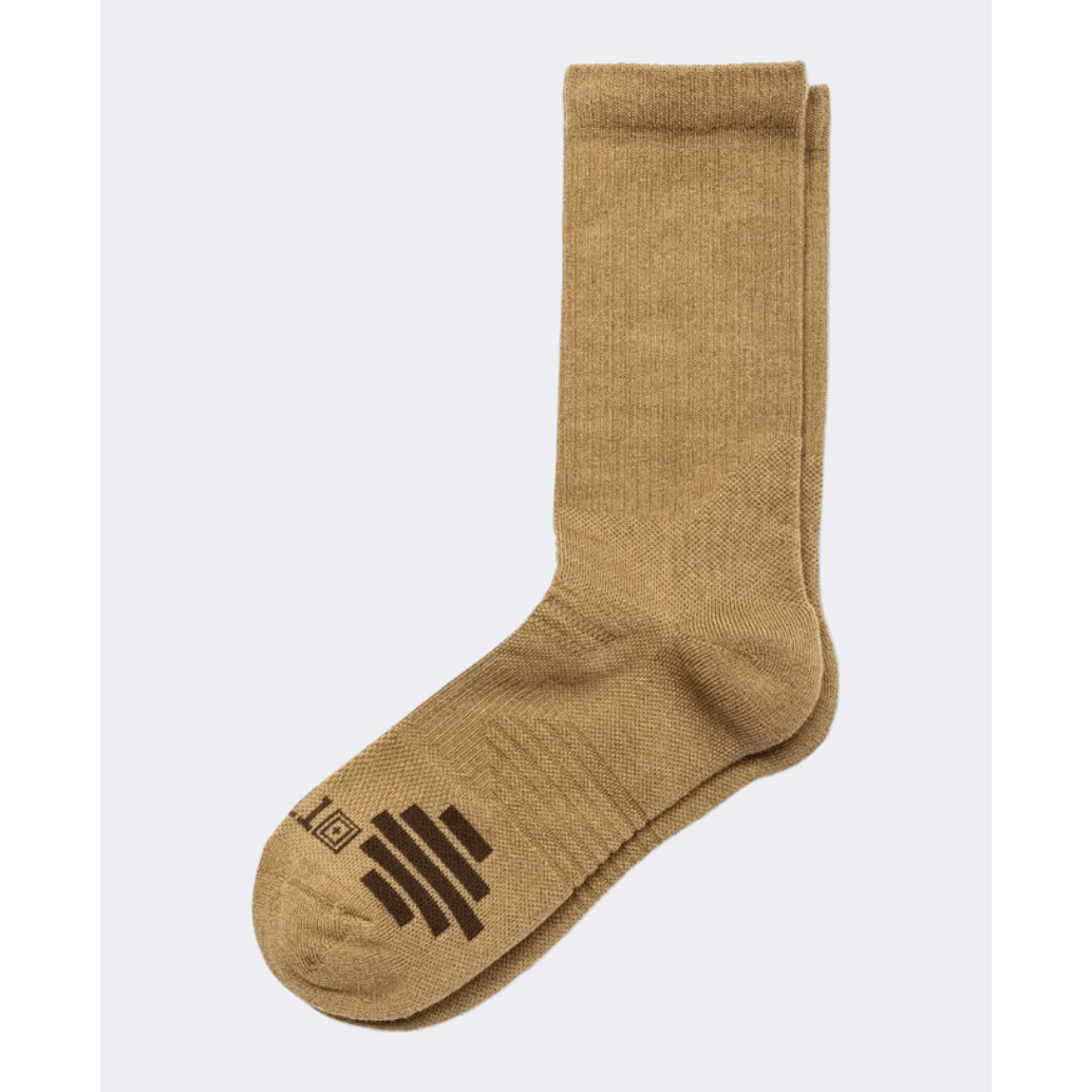 5-11 Brand Duty Ready Men Tactical Sock Coyote - Medaid International