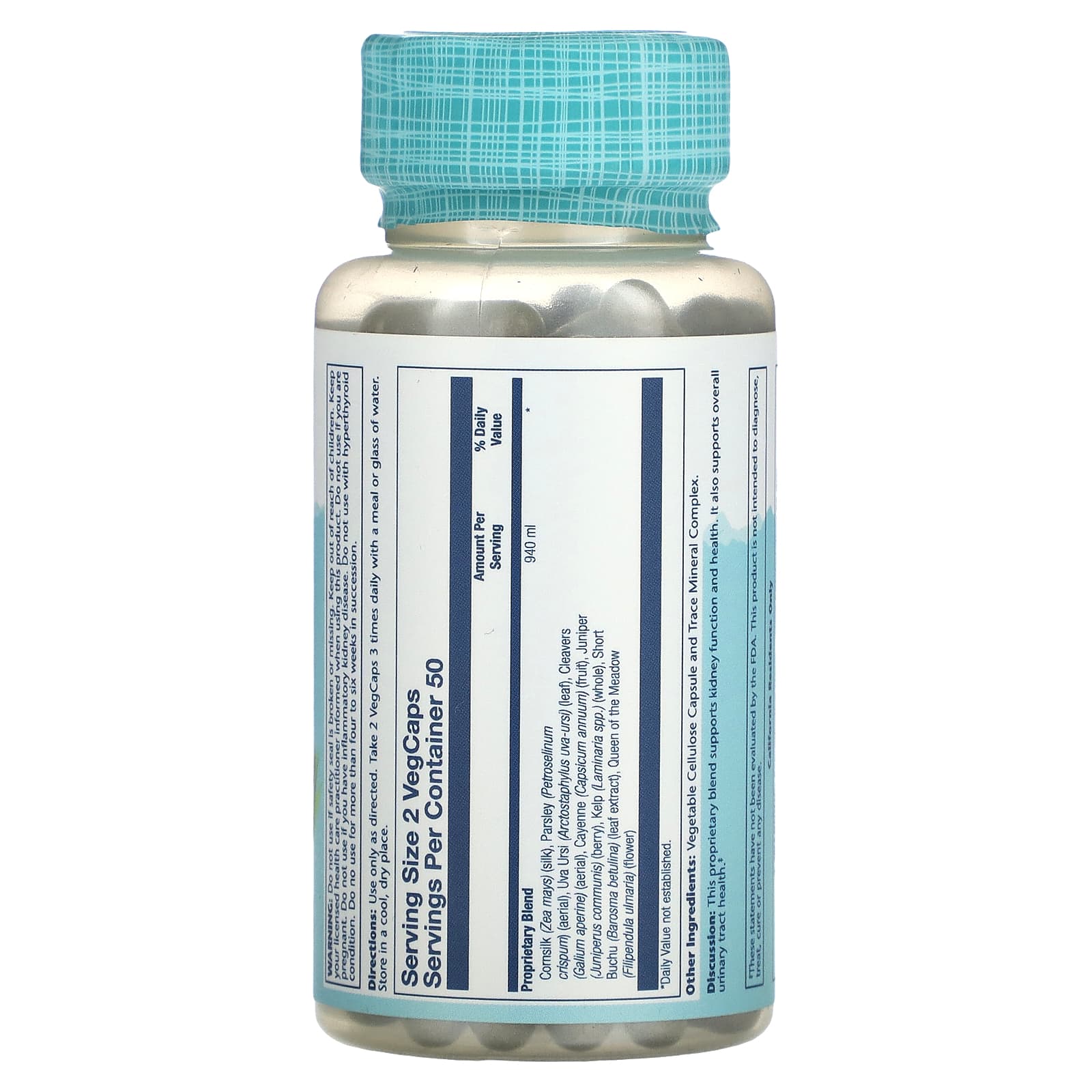 Solaray, Kidney Blend SP-6, 100 VegCaps - Medaid International