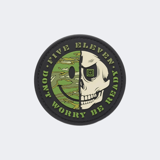 5-11 Don&#39;T Worry Tactical Patches, Tags And Stickers Black - Medaid International