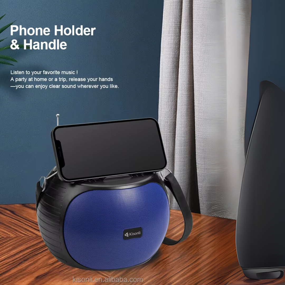 Kisonli SC22 Portable 10W Solar Power Stereo Speaker - Medaid International