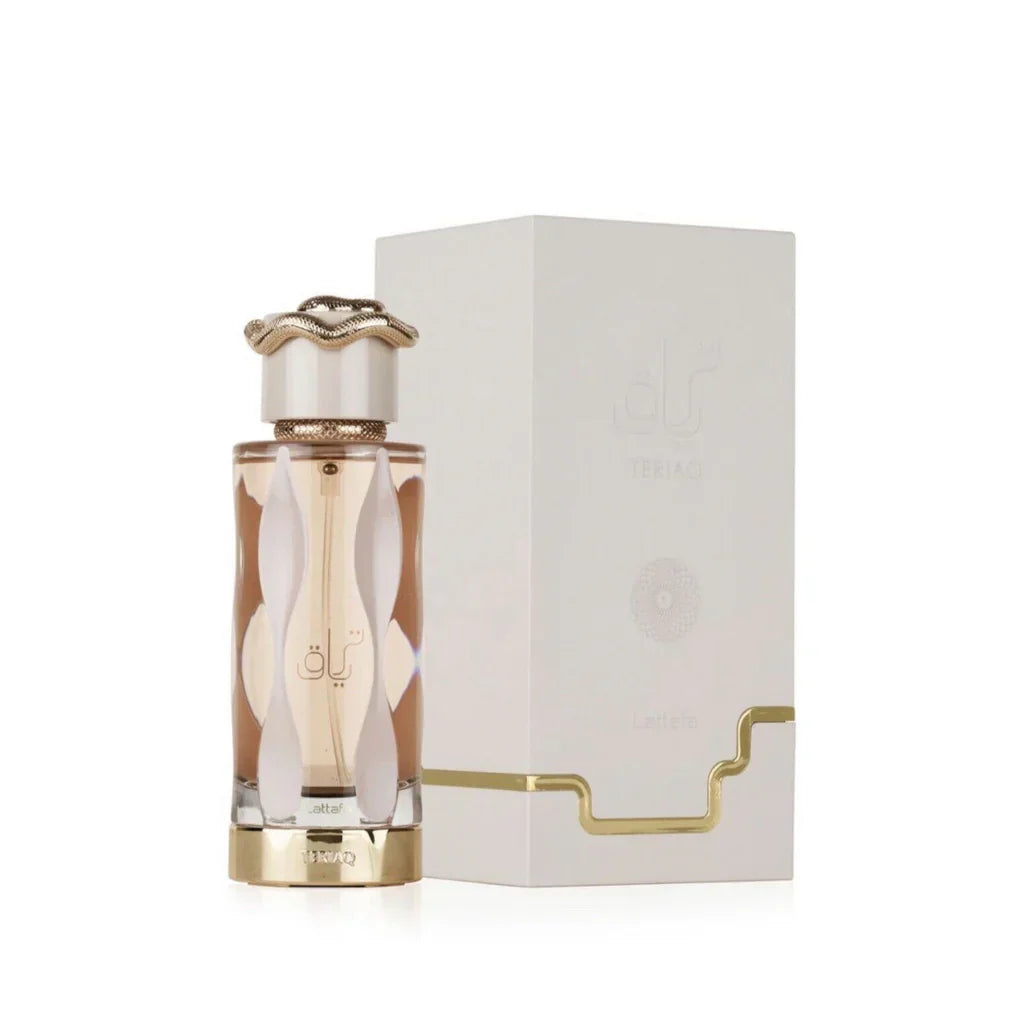 Teriaq Lattafa Teriaq Eau De Parfum Spray, 3.4 Ounce (Unisex) - Medaid