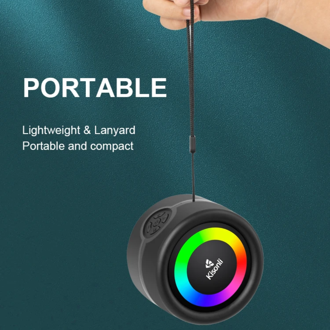 Speaker Kisonli S16, Bluetooth, Black - Medaid International