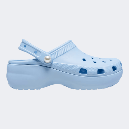 Crocs Classic Platform Pearl Clog Women Lifestyle Blue Calcite - Medaid International
