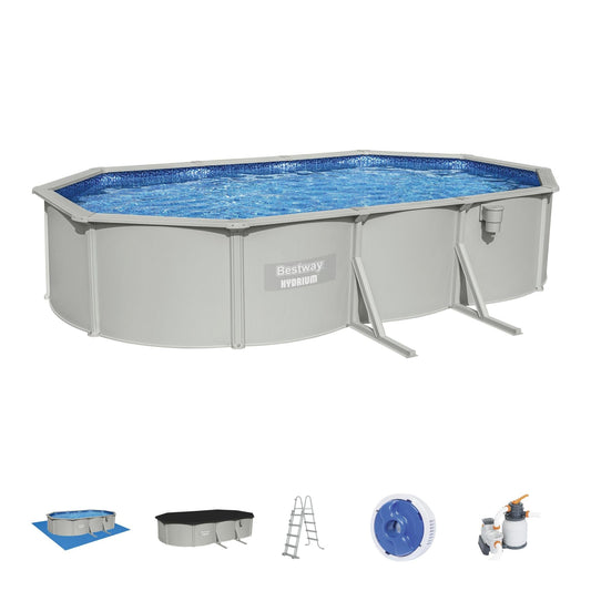Hydrium Oval Style Pool 610 x 360 x 120 cm - Medaid International