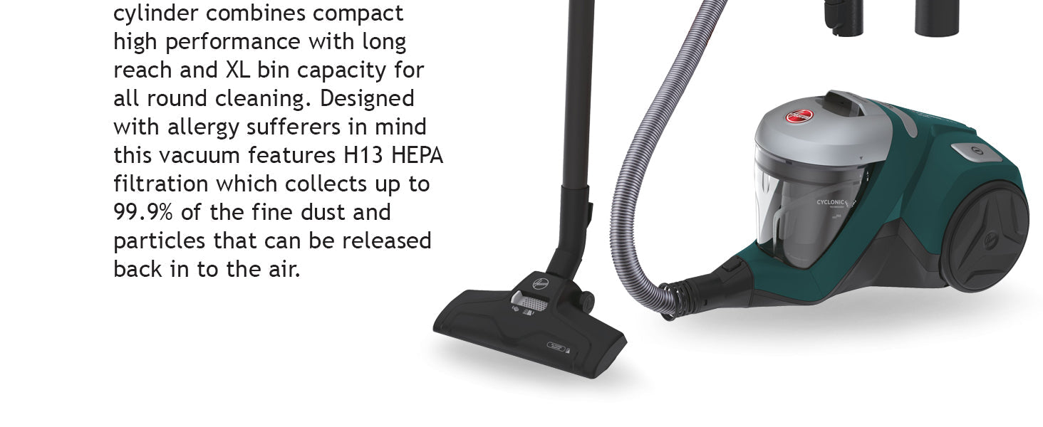 H-Power 300 Bagless Cylinder Vacuum Cleaner - Medaid International