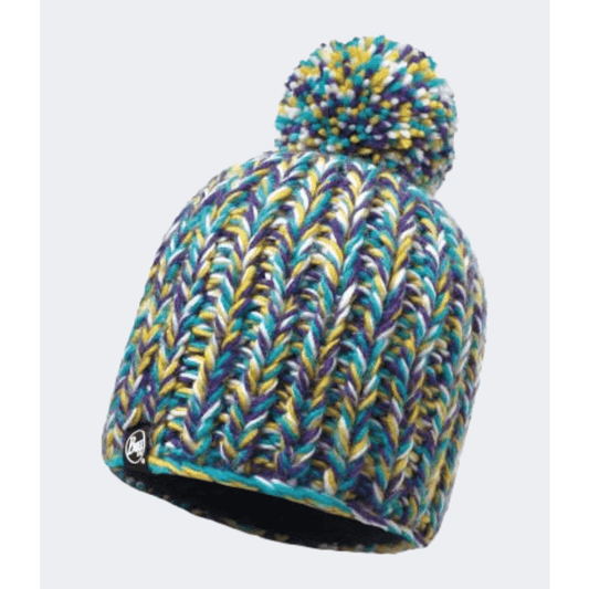 Buff Knitted And Polar Women Lifestyle Beanie Purple Rasbery - Medaid International