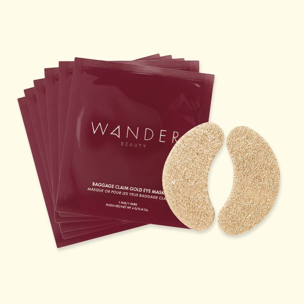 Baggage Claim Eye Masks - Gold - Medaid International