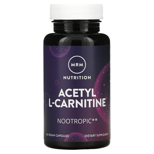 MRM Nutrition, Acetyl L-Carnitine, 60 Vegan Capsules - Medaid International
